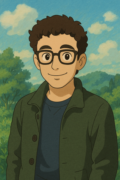 Cartoon portrait of Maurizio